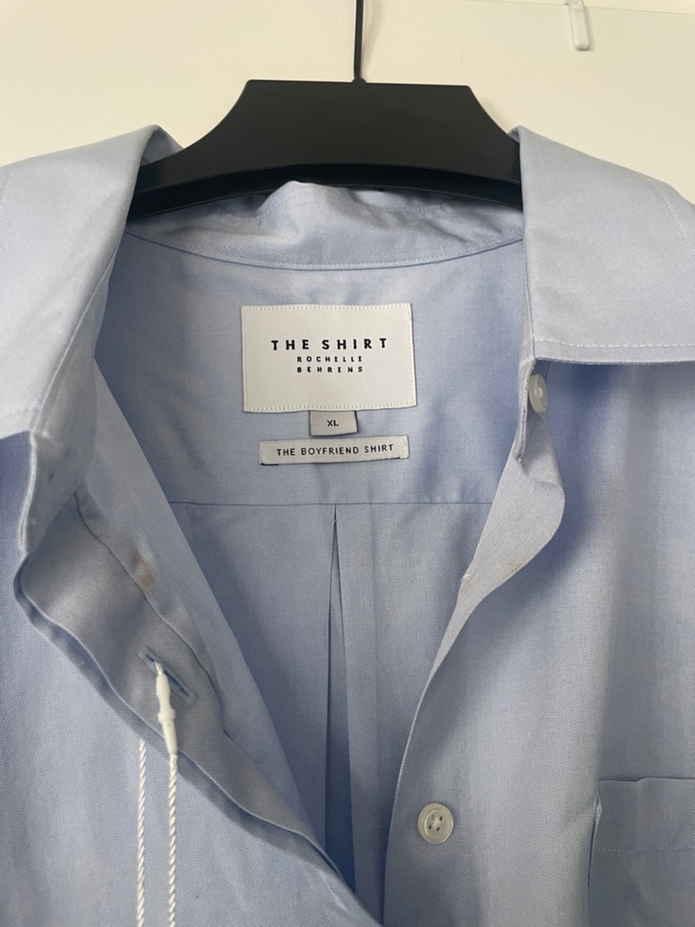 NWT The Jet Set Boyfriend Shirt in Blue Dawn - Picture 9 of 15